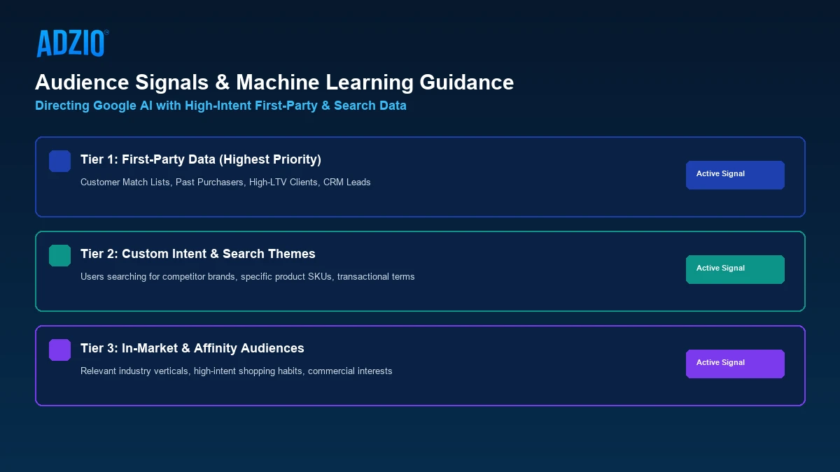 Audience Signals Hierarchy and Machine Learning Guidance by AdZio