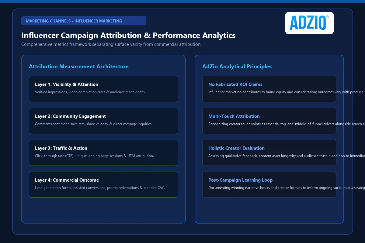 Influencer Campaign Performance Analytics Dashboard: Measuring Commercial Impact