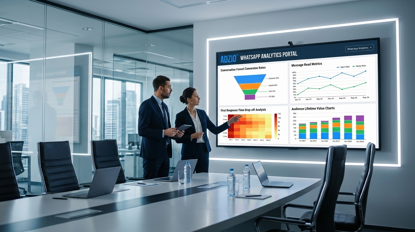 AdZio Marketplace Marketing Analytics and Commercial Performance Dashboard Concept